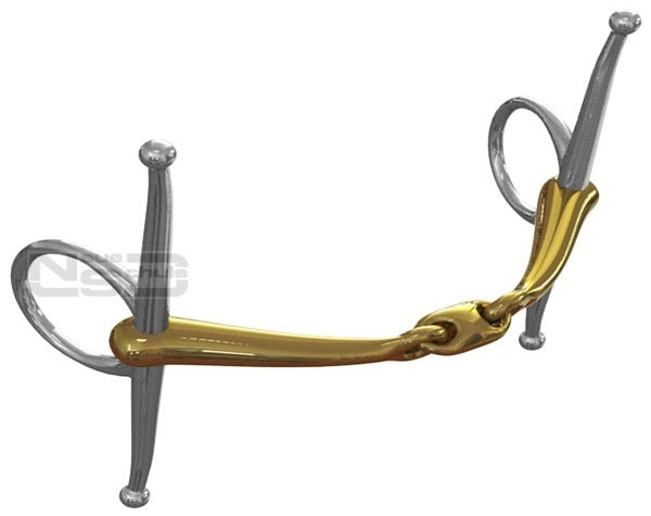 Neue Schule Tranz Angled Full Cheek Snaffle Bit
