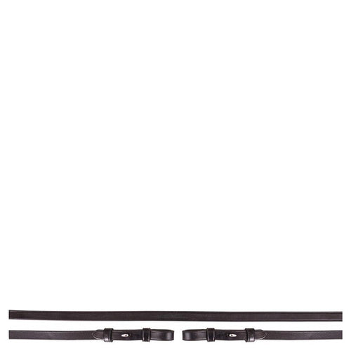 BR Equestrian Plain Leather Curb Reins