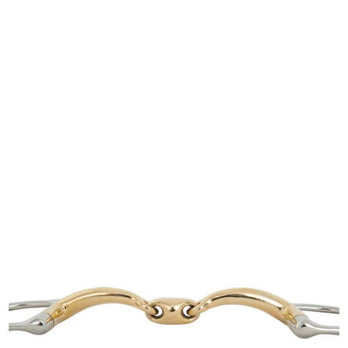 BR Equestrian Soft Contact Double Jointed D Ring Snaffle | On The Bit Tack and Apparel