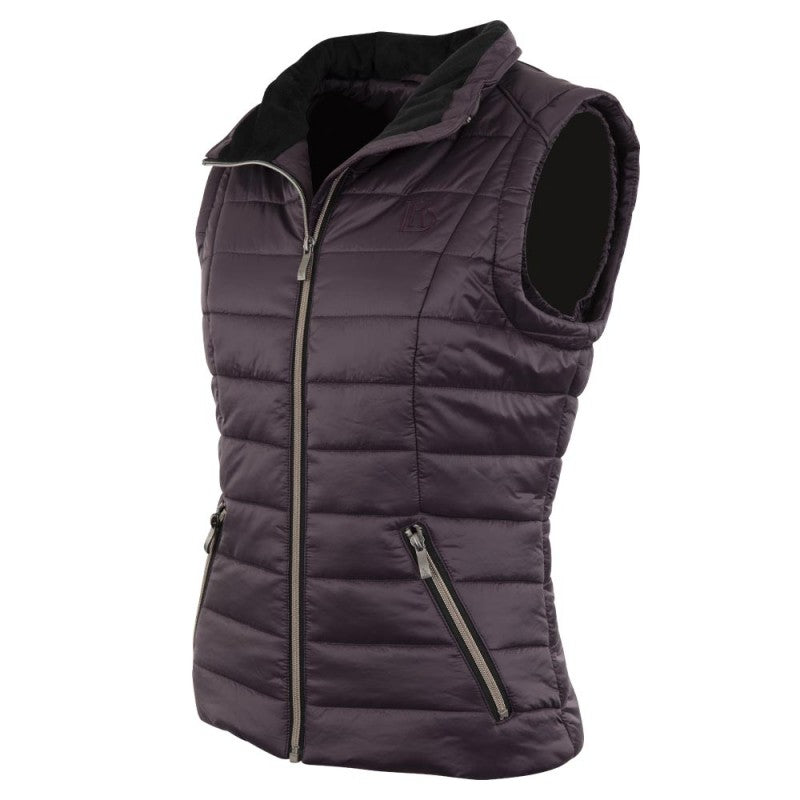 BR Equestrian Paisley Vest- perfectly plum