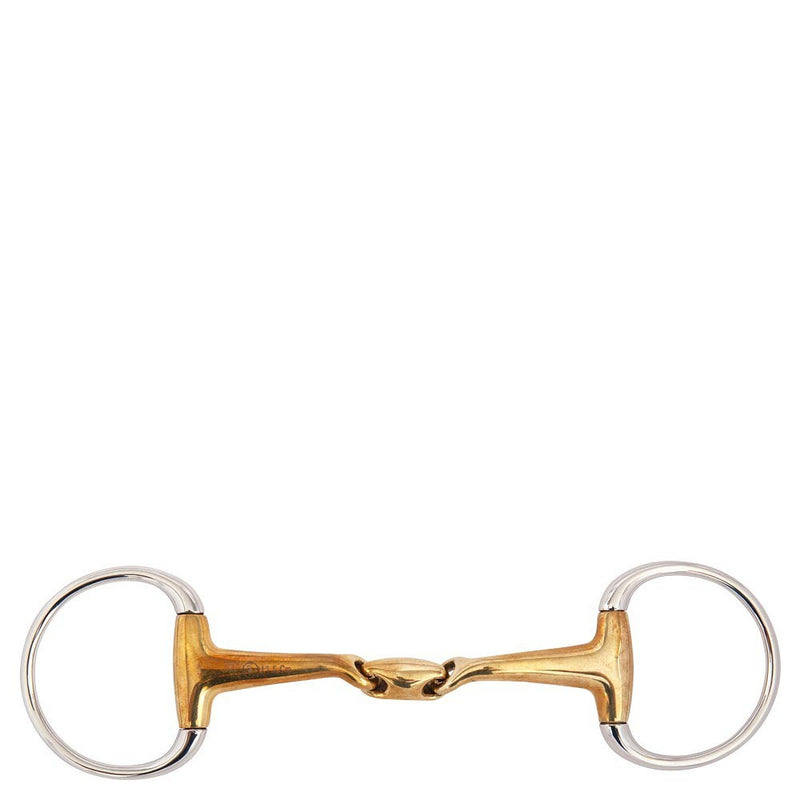 BR Equestrian Soft Contact Curved Eggbutt Snaffle