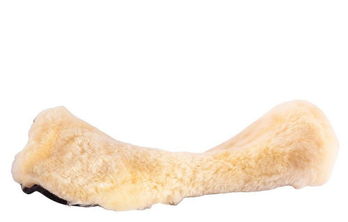 BR Equestrian Sheep Skin Saddle Seat Cover - Natural
