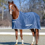Bucas Shamrock Power Cooler Horse Blanket-blue