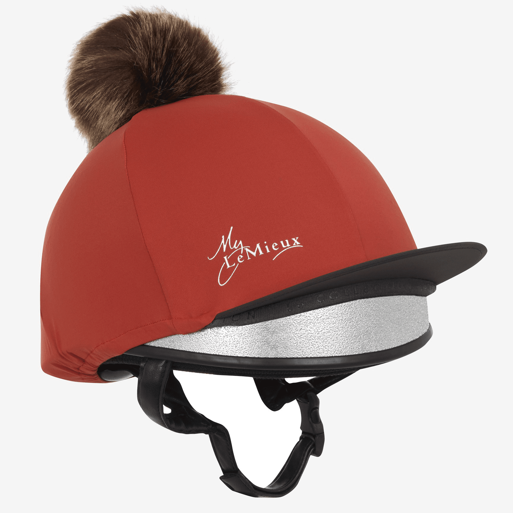 LeMieux Cappello Seta Pom Hat - Ginger Con Pompon Staccabile LeMieux Cappello Seta Pom Hat - Ginger Con Pompon Staccabile