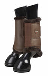 LeMieux Fleece Lined Dressage Boots - brown