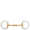 BR Equestrian Soft Contact Double Jointed Eggbutt Snaffle